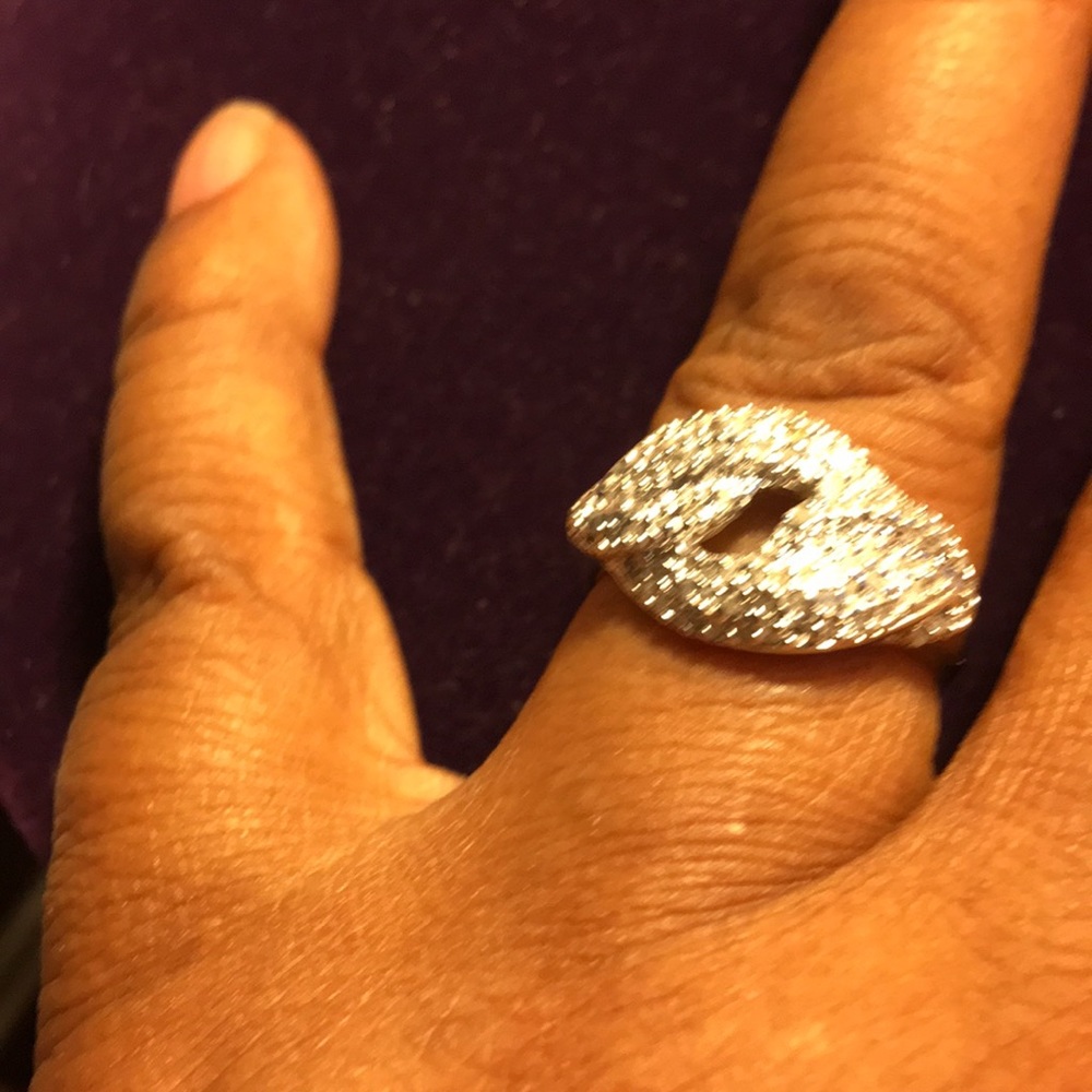 Ring 93 Round Cut Diamonds 18k White Gold Sterling